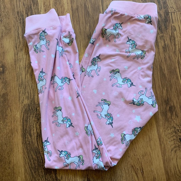 Pink pj bottoms with unicorns - Picture 3 of 4
